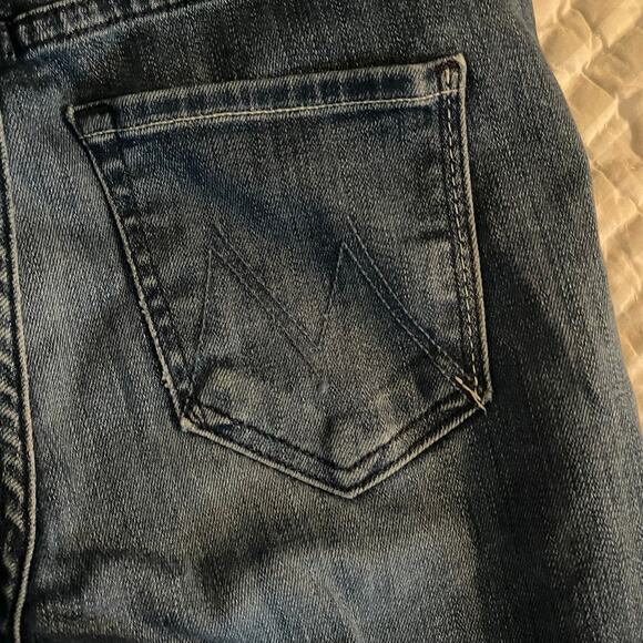 Mother High Waisted The Looker Ankle Jeans in Double Shot Espresso Size 25 - Picture 8 of 8